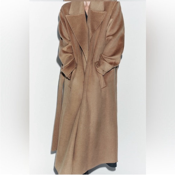 ZARA DOUBLE FACED WOOL BLEND COAT ZW COLLECTION NWT - Picture 8 of 16